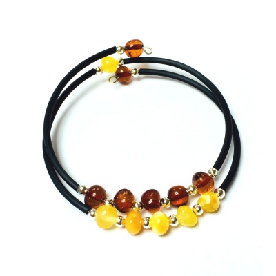 Adult Amber Twist Bracelet